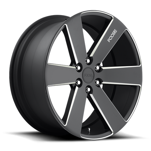 Foose F158 Switch Wheel, 20x9.5 +30 Offset 6x139.7, Matte Black Milled - F158209577+30