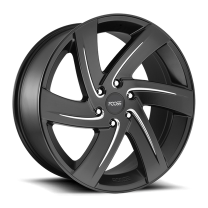 FOOSE F167 BODINE MATTE BLACK MILLED