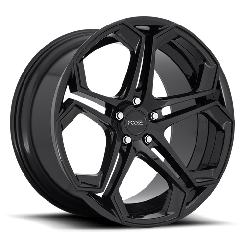 Set of 4: Foose F169 Impala Wheel, 20x9.0 +35 Offset 5x114.3, Gloss Black - F169209065+35