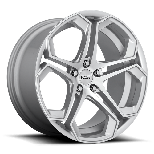 Set of 4: Foose F170 Impala Wheel, 20x9.0 +35 Offset 5x114.3, Gloss Silver Machined - F170209065+35
