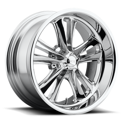 Set of 4: Foose F097 Knuckle Wheel, 18x9.5 +1 Offset 5x114.3, Chrome Plated - F09718956552