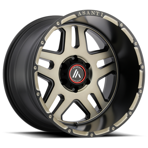 Asanti Ab809 Enforcer Wheel, 17x8.5 +25 Offset 6x135, Matte Black Machined Tint - AB809-17856325BK-C-Dub Tech