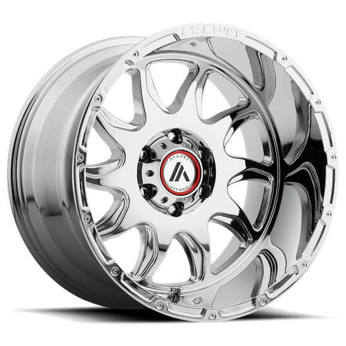 Asanti Ab810 Ballistic Wheel, 22x12.0 -44 Offset 6x139.7, Chrome - AB810-22126844NCH-C-Dub Tech