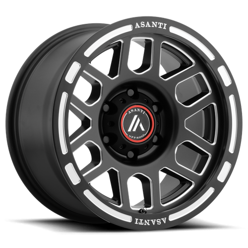 Asanti Ab812 Claymore Wheel, 16x8.0 +0 Offset 8x165.1, Satin Black Milled - AB812-16808000BM-C-Dub Tech