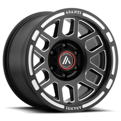 Asanti Ab812 Claymore Wheel, 17x8.0 +0 Offset 8x180, Satin Black Milled - AB812-17808800BM-C-Dub Tech