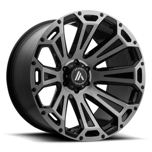 Asanti Ab813 Cleaver Wheel, 22x12.0 -40 Offset 8x180, Black Brushed - AB813-221288BB40N-C-Dub Tech