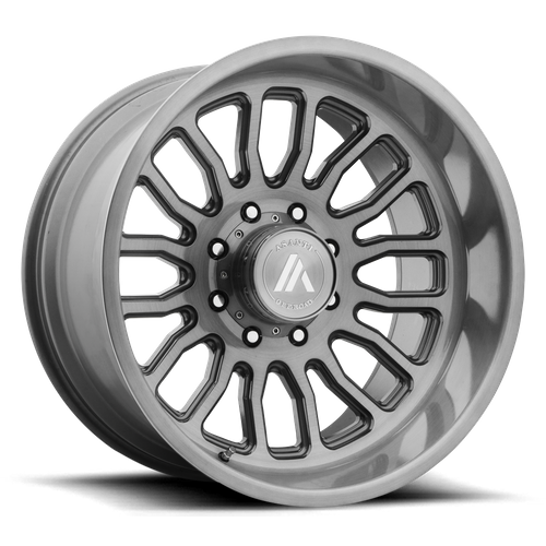 Asanti Ab815 Workhorse Wheel, 22x10.0 -12 Offset 5x127, Titanium Brushed - AB815-221050TB12N-C-Dub Tech