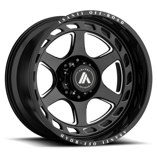 Asanti Ab816 Anvil Wheel, 20x9.0 +18 Offset 6x135, Gloss Black Milled - AB816-209063GB18-C-Dub Tech