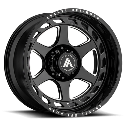 Asanti Ab816 Anvil Wheel, 20x9.0 +18 Offset 6x135, Gloss Black Milled - AB816-209063GB18-C-Dub Tech