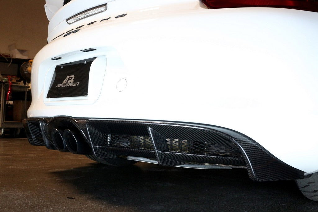 APR Performance Carbon Fiber Rear Valance - AB-545050-C-Dub Tech