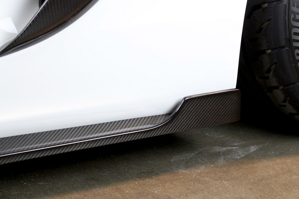 APR Performance Carbon Fiber Side Rocker Extensions Porsche Cayman GT4 - FS-545052-C-Dub Tech
