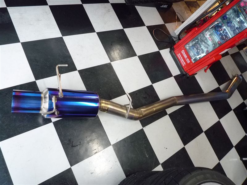 R1 Titan Titanium Exhaust System (90mm)