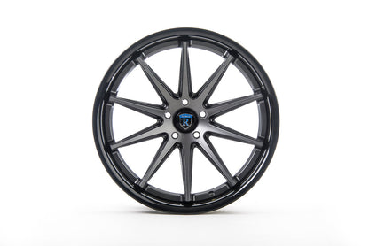Rohana RC10 Wheel, 20X9, 5-112, +45, Matte Graphite/Gloss Black Lip - RC102095112MG45
