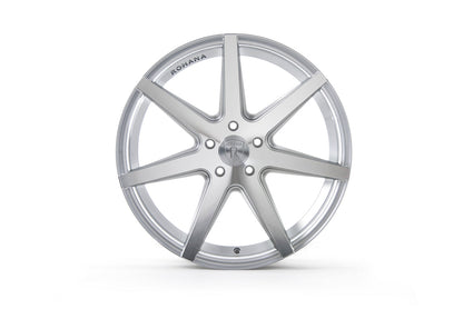 Rohana RC7 Wheel, 20X11, 5-112, +28, Machine Silver - RC720115112MS28