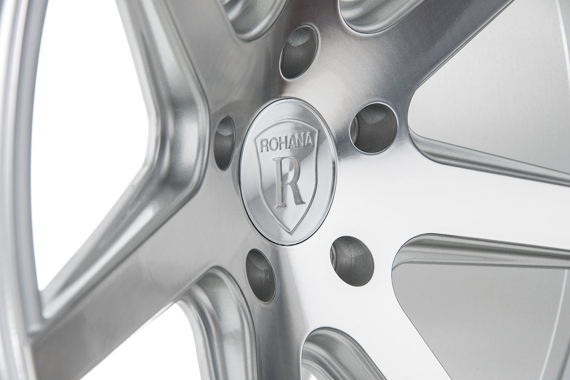 Rohana RC7 Wheel, 20X11, 5-112, +28, Machine Silver - RC720115112MS28