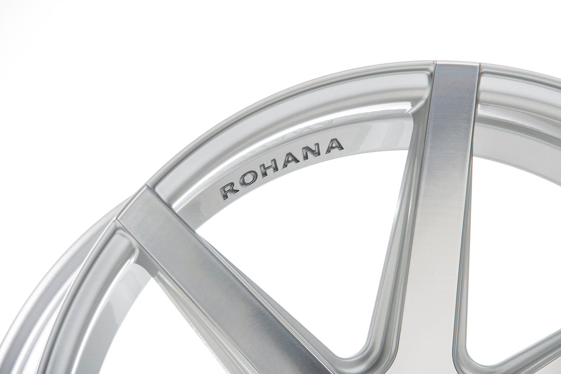 Rohana RC7 Wheel, 20X9, 5-114.3, +22, Machine Silver - RC72095114MS22