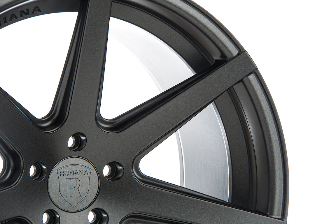 Rohana RC7 Wheel, 20X11, 5-112, +28, Matte Graphite - RC720115112MG28