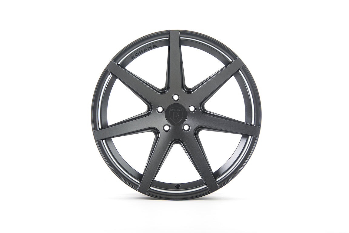 Rohana RC7 Wheel, 20X11, 5-112, +28, Matte Graphite - RC720115112MG28