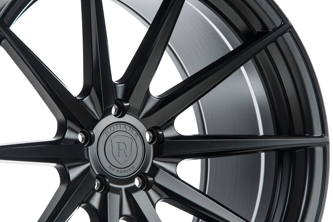 Rohana RFX1 Wheel, 20X11, 5-112, +28, Matte Black - RFX120115112MB28D
