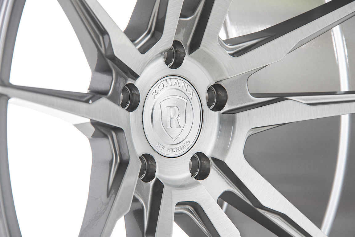 Rohana RFX2 Wheel, 19X9.5, 5-112, +30, Brushed Titanium - RFX219955112BT30
