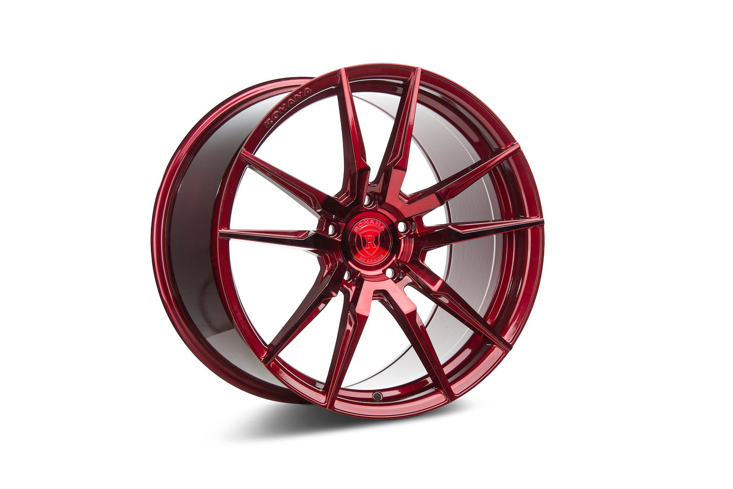 Rohana RFX2 Wheel, 20X12, 5-114.3, +28, Gloss Red - RFX220125114R28D
