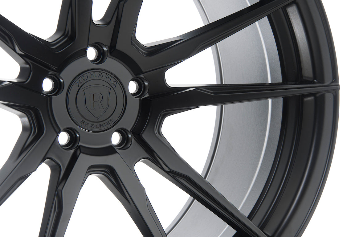 Rohana RFX2 Wheel, 20X10, 5-112, +25, Matte Black - RFX220105112MB25