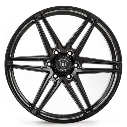 Rohana RFV1 Wheel, 22x9.5, 6-139, 0, Gloss Graphite - RFV122956139GG0