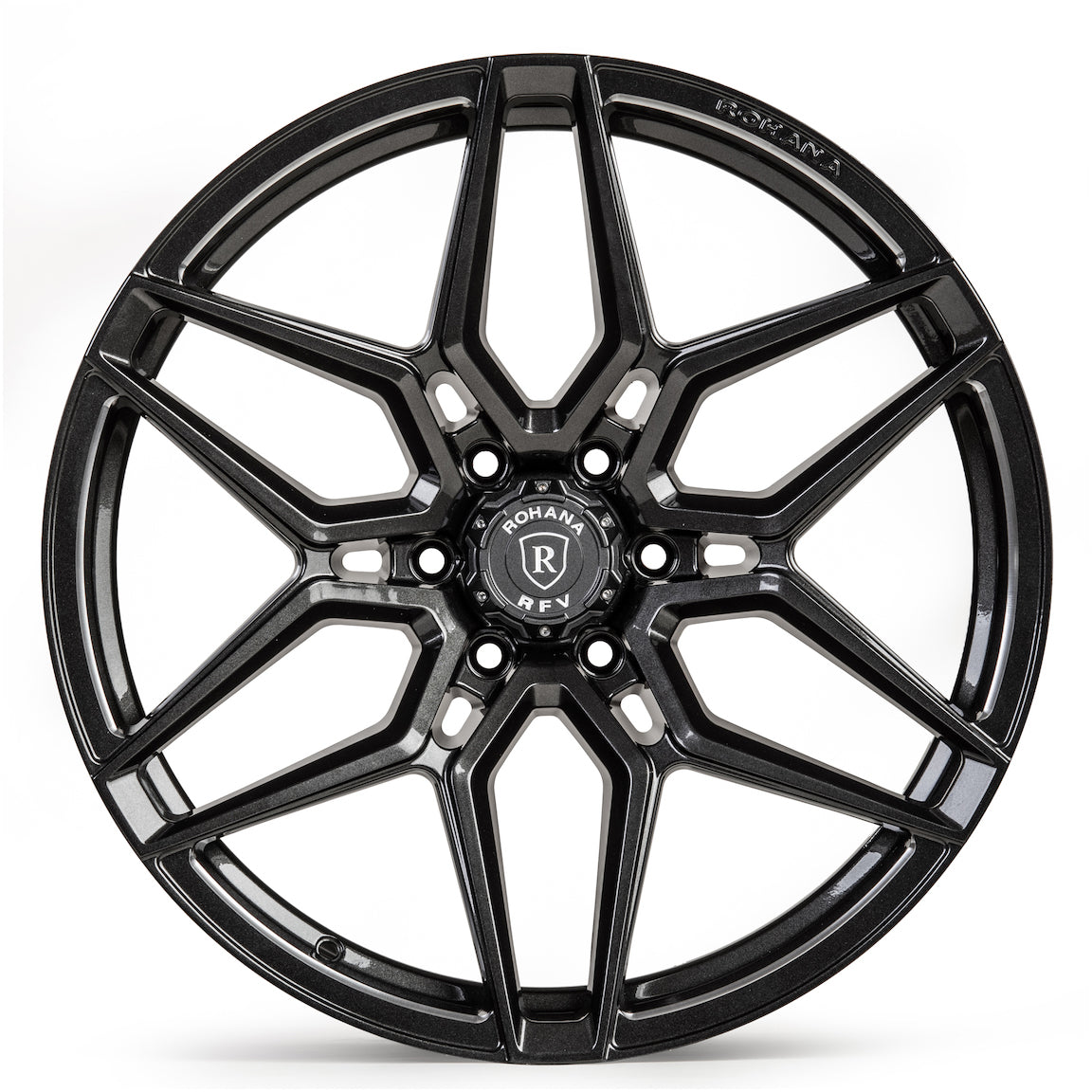 Rohana RFV2 Wheel, 22x9.5, 6-139, 0, Gloss Graphite - RFV222956139GG0