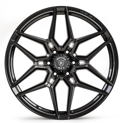 Rohana RFV2 Wheel, 22x9.5, 6-139, 0, Gloss Graphite - RFV222956139GG0