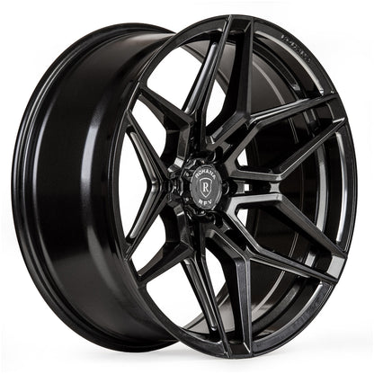 Rohana RFV2 Wheel, 22x9.5, 6-139, 0, Gloss Graphite - RFV222956139GG0