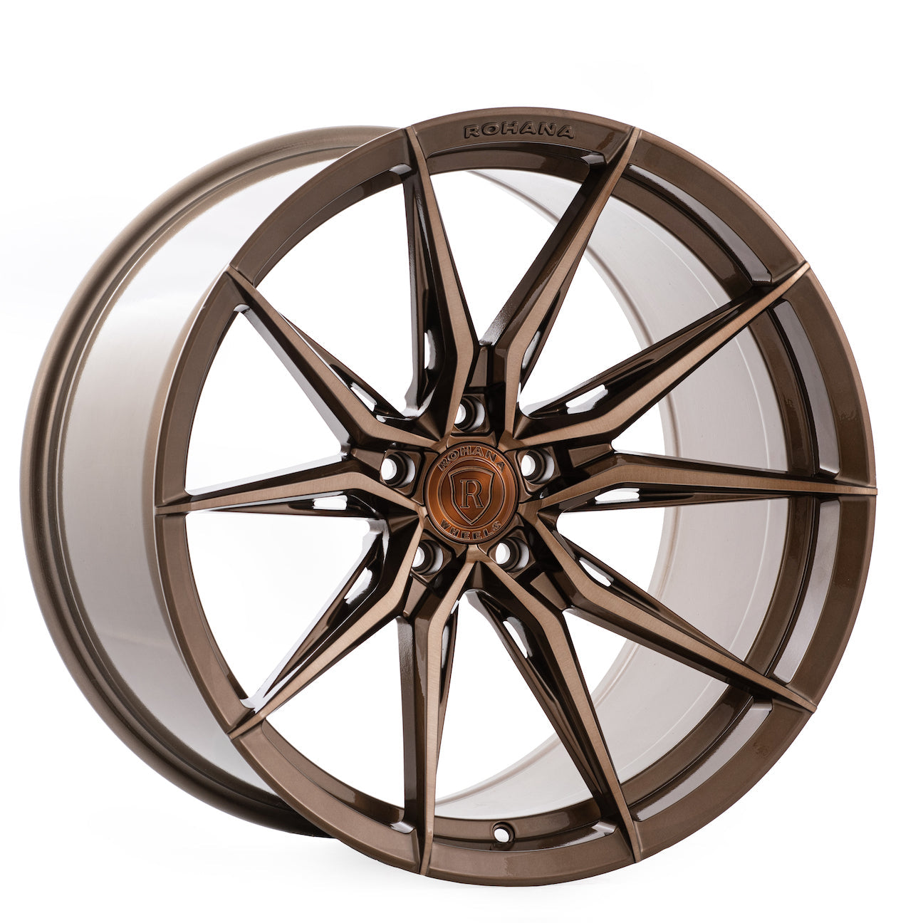 Rohana RFX13 Wheel, 20X9, 5-112, +25, Brushed Bronze - RFX132095112BZ25