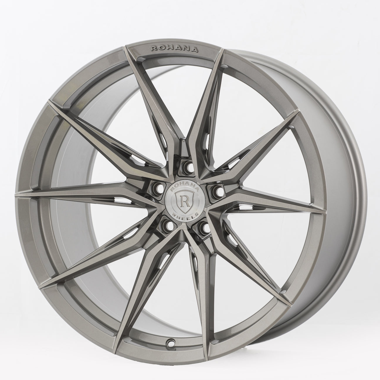 Rohana RFX13 Wheel, 20X10.5, 5-114.3, +38, Brushed Titanium - RFX13201055114BT38