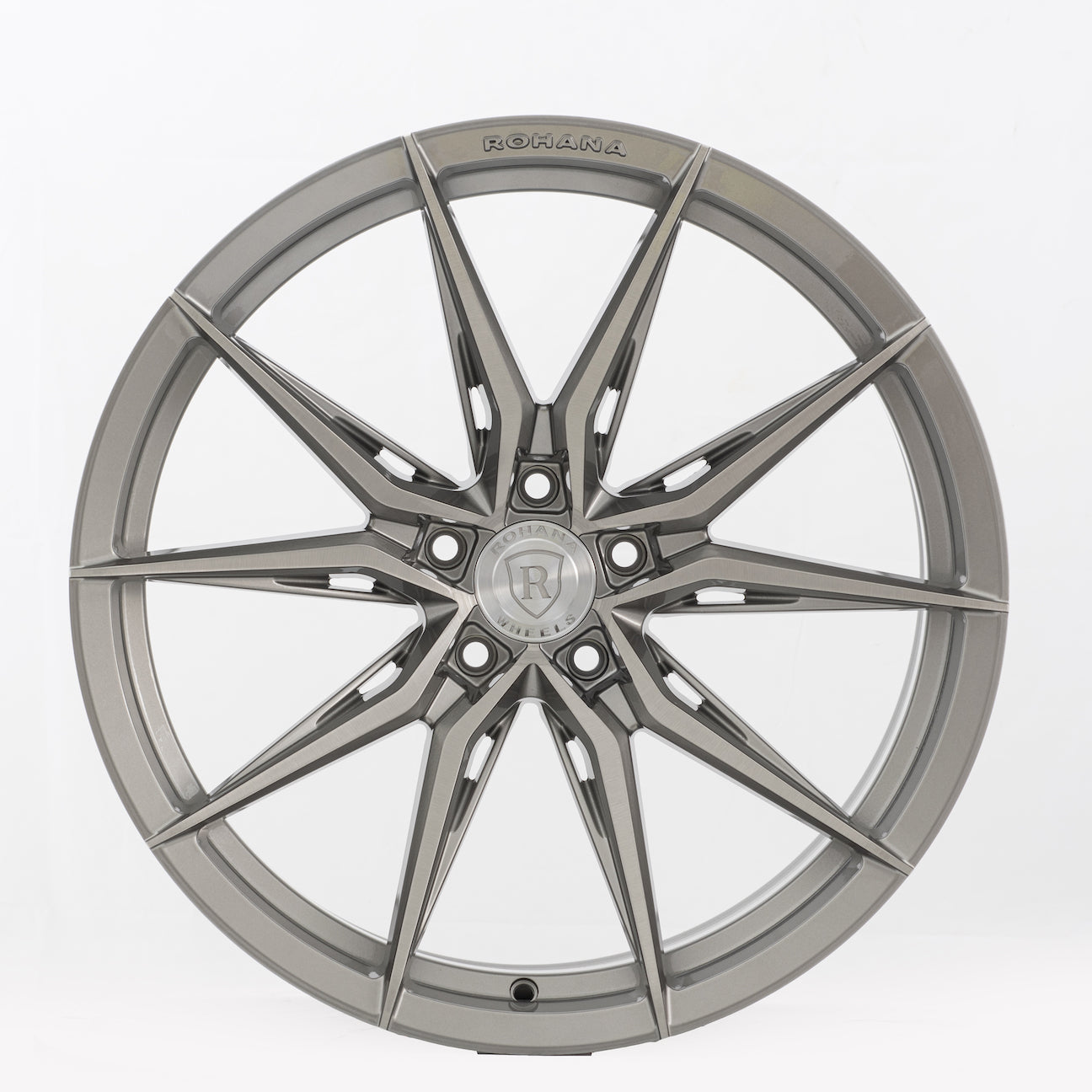 Rohana RFX13 Wheel, 20X10, 5-114.3, +22, Brushed Titanium - RFX1320105114BT22