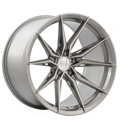 Rohana RFX13 Wheel, 20X10, 5-114.3, +22, Brushed Titanium - RFX1320105114BT22