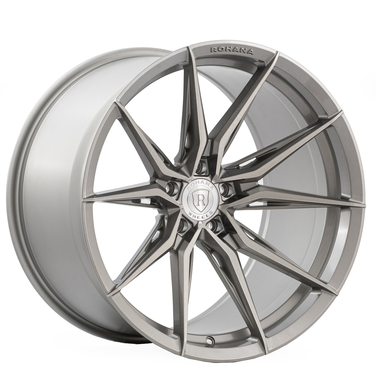 Rohana RFX13 Wheel, 20X11, 5-120, +35, Brushed Titanium - RFX1320115120BT35