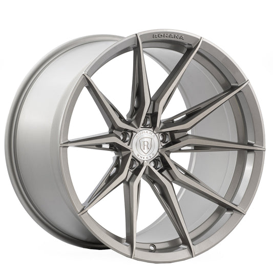 Rohana RFX13 Wheel, 20X10.5, 5-114.3, +38, Brushed Titanium - RFX13201055114BT38