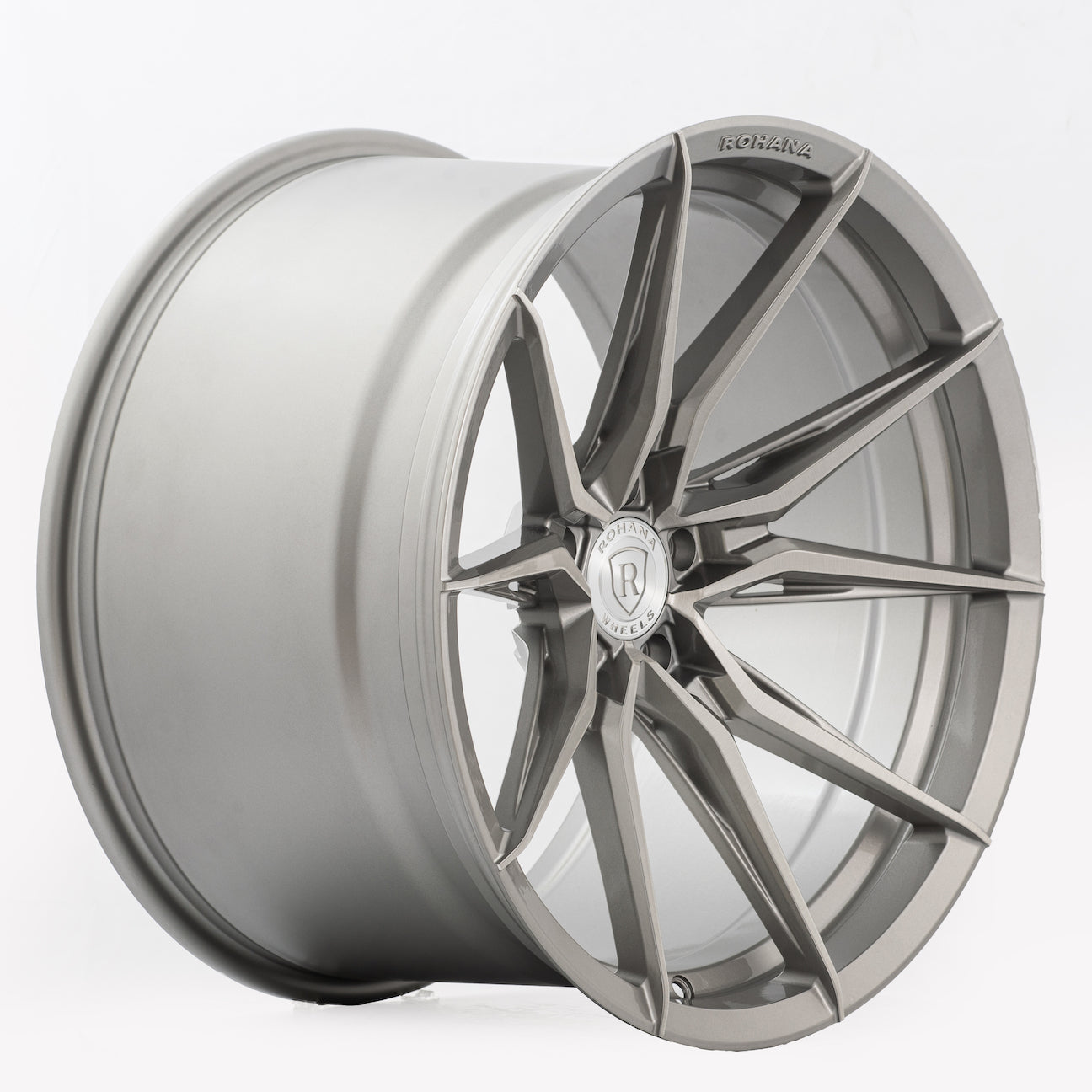 Rohana RFX13 Wheel, 20X11, 5-120, +35, Brushed Titanium - RFX1320115120BT35