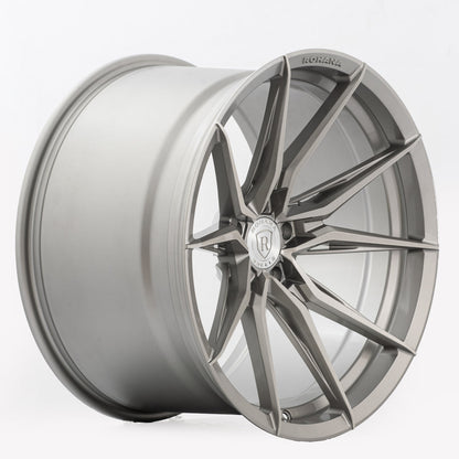 Rohana RFX13 Wheel, 20X10, 5-112, +45, Brushed Titanium - RFX1320105112BT45