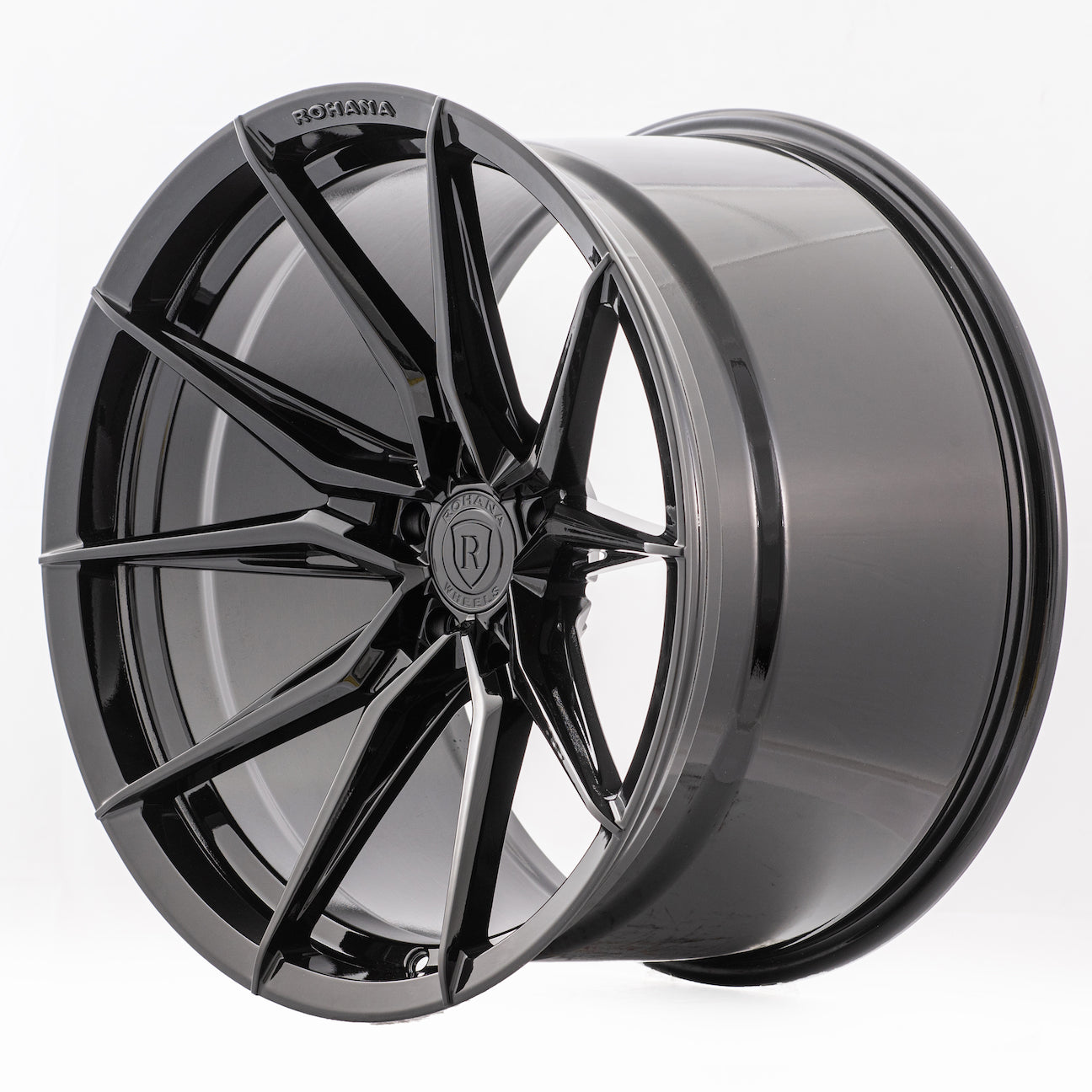 Rohana RFX13 Wheel, 20X12, 5-114.3, +22, Gloss Black - RFX1320125114GB22