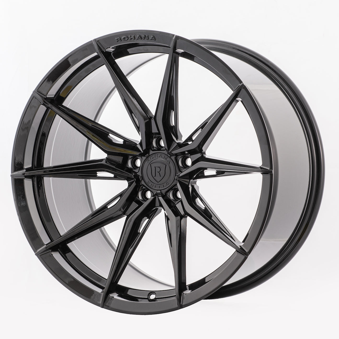 Rohana RFX13 Wheel, 20X12, 5-114.3, +22, Gloss Black - RFX1320125114GB22