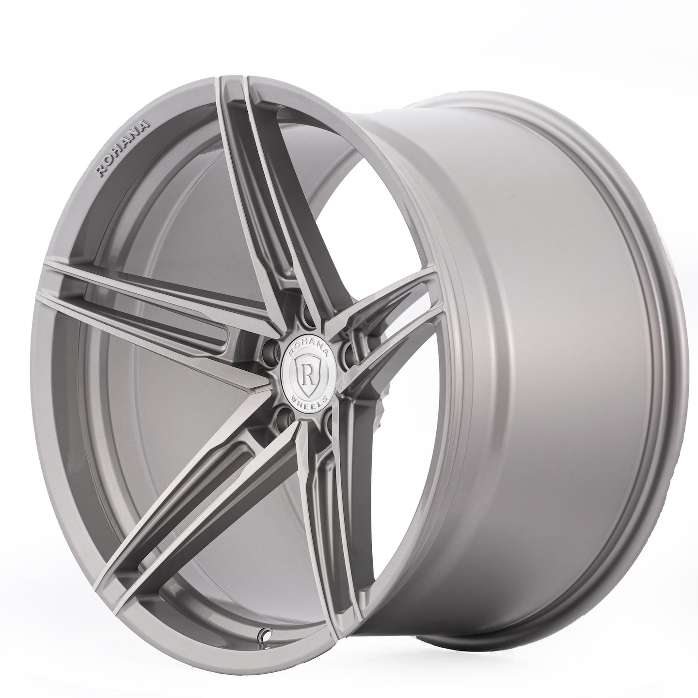 Rohana RFX15 Wheel, 20X9, 5-120, +20, Brushed Titanium - RFX152095120BT20