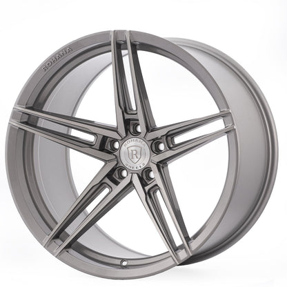 Rohana RFX15 Wheel, 20X11, 5-115, +20, Brushed Titanium - RFX1520115115BT20