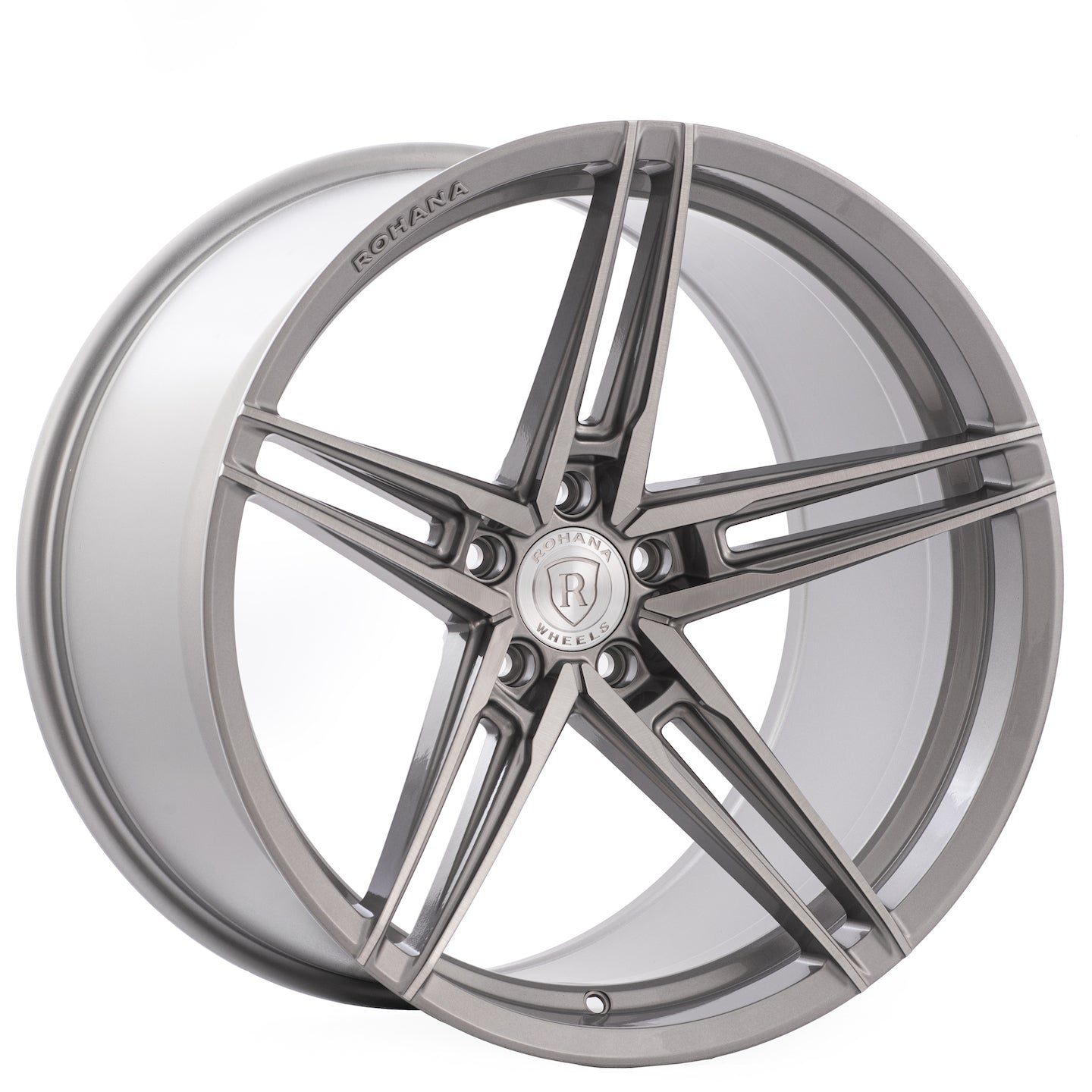Rohana RFX15 Wheel, 20X11, 5-115, +20, Brushed Titanium - RFX1520115115BT20