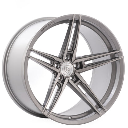 Rohana RFX15 Wheel, 20X11, 5-115, +20, Brushed Titanium - RFX1520115115BT20