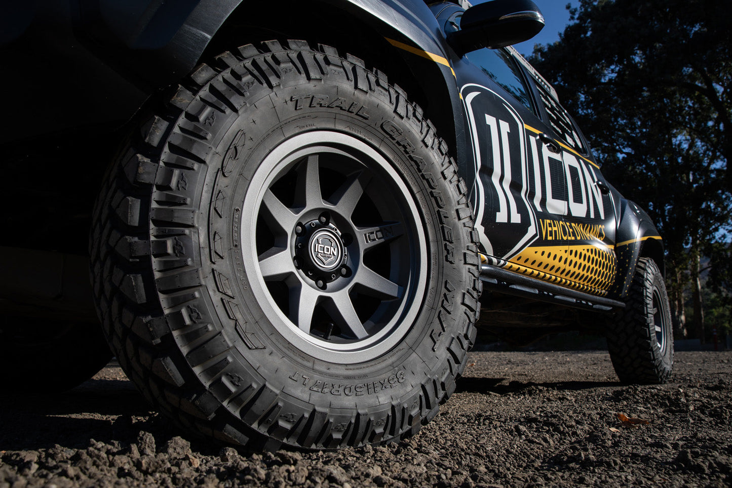 Icon Alloys 17" Rebound SLX Wheel-Satin Black Finish