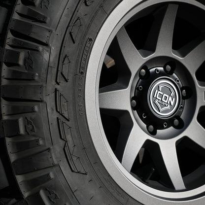 Icon Alloys 17" Rebound SLX Wheel-Satin Black Finish