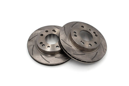 ROFU Max Street Friction Slotted Front Rotors 4 & 5 Lug (89-98 S13/14)