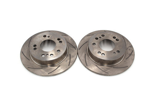 ROFU Max Street Friction Slotted Rear Rotors 4 & 5 Lug (89-98 S13/14)