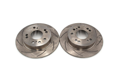 ROFU Max Street Friction Slotted Rear Rotors 4 & 5 Lug (89-98 S13/14)