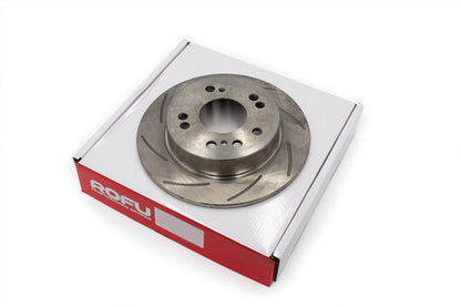 ROFU Max Street Friction Slotted Rear Rotors 4 & 5 Lug (89-98 S13/14)